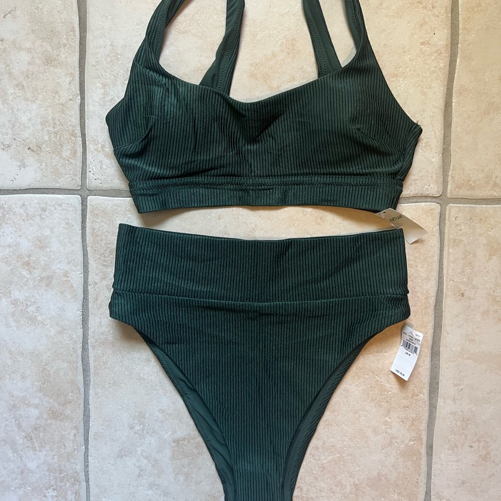 Aerie ribbed bikini set